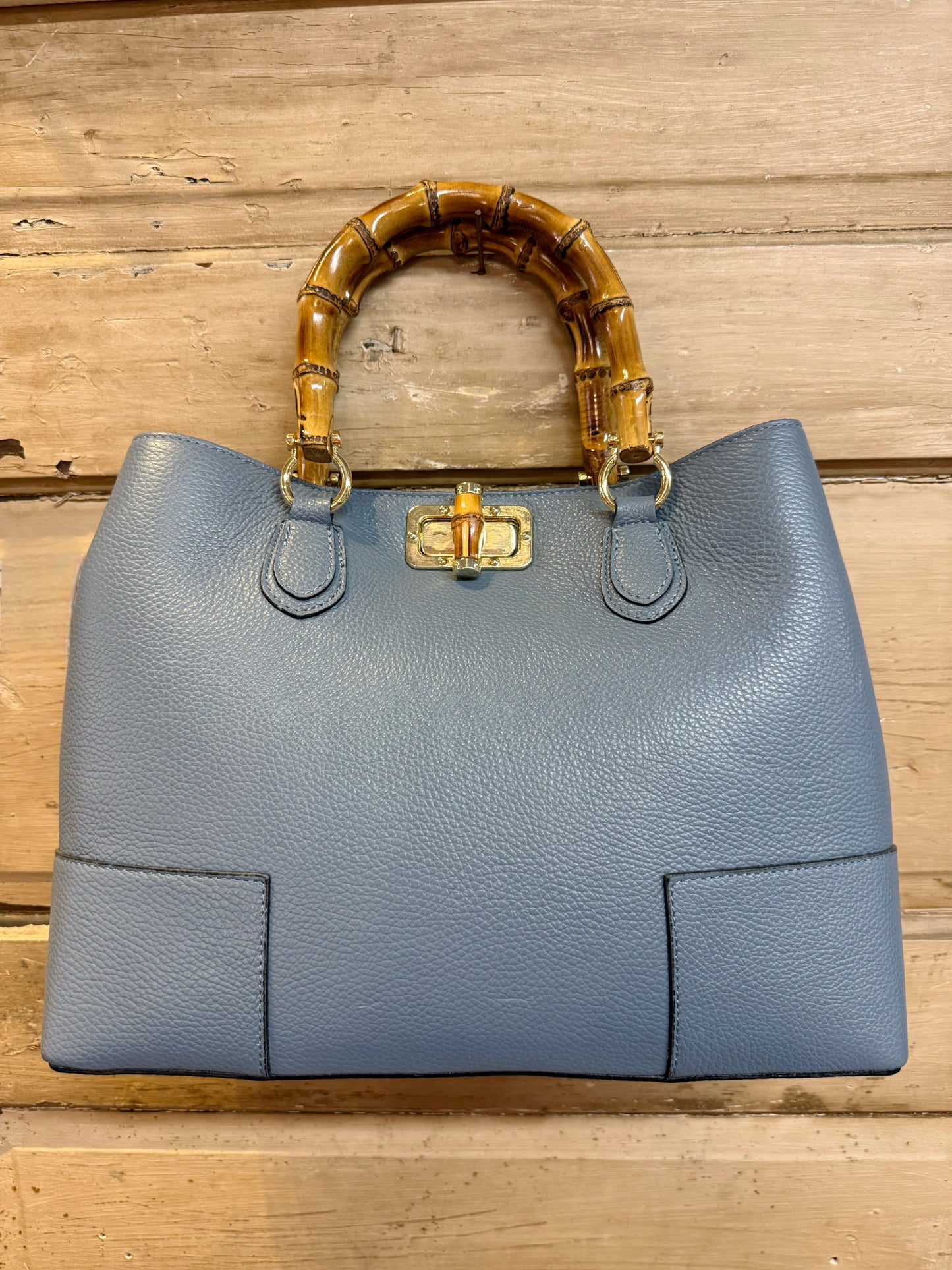 Bamboo Handled Purse