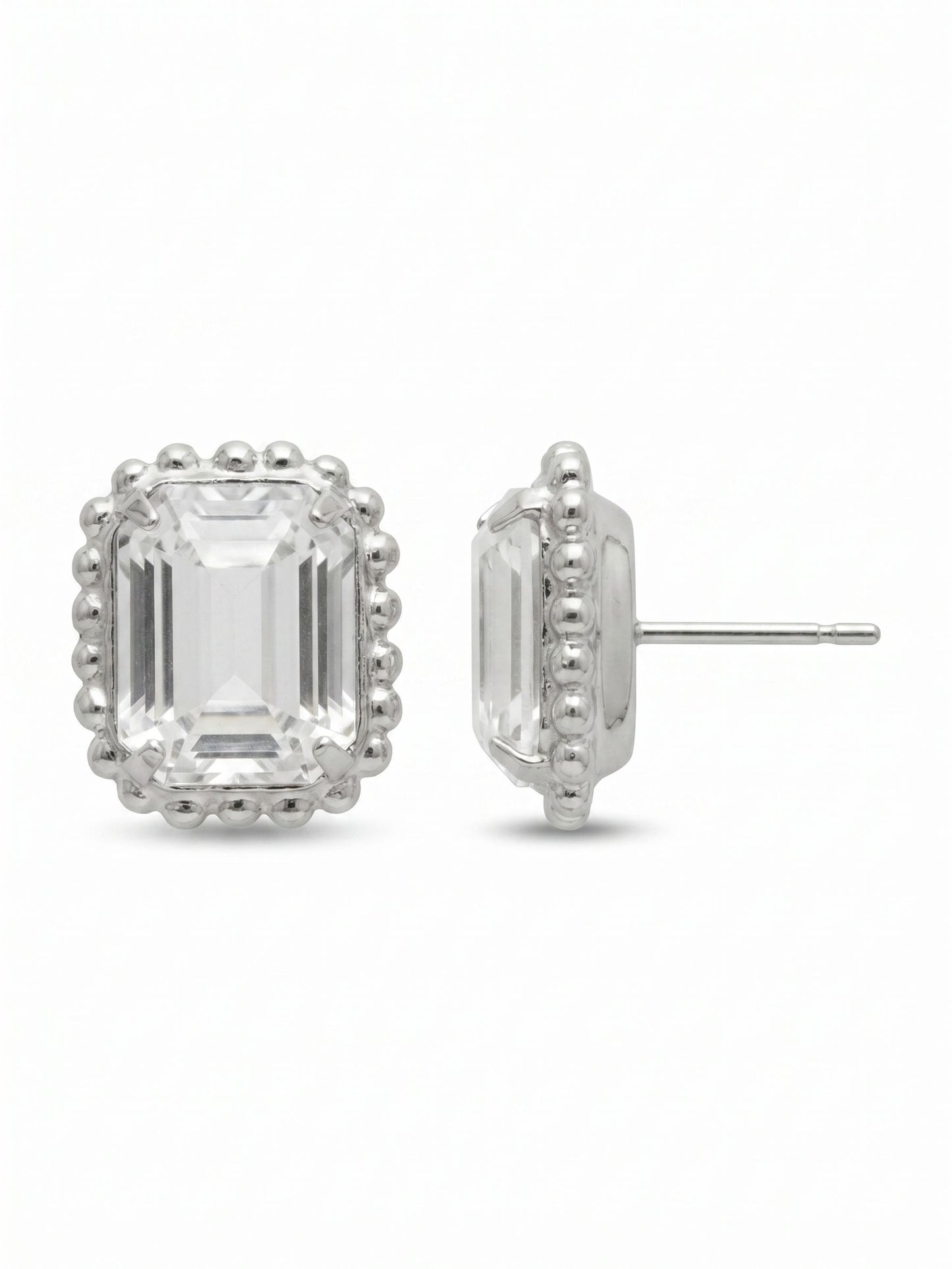 Sorrelli Crystal Octavia Scalloped Stud Earrings