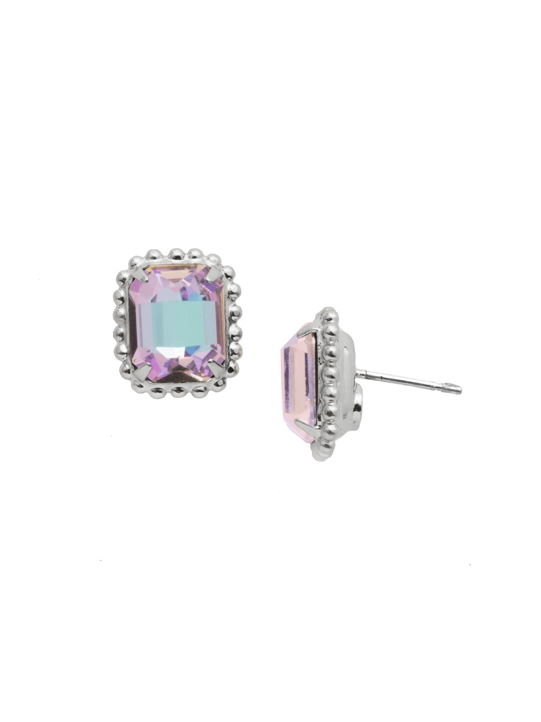 Sorrelli Vitrail Light Octavia Scalloped Stud Earrings