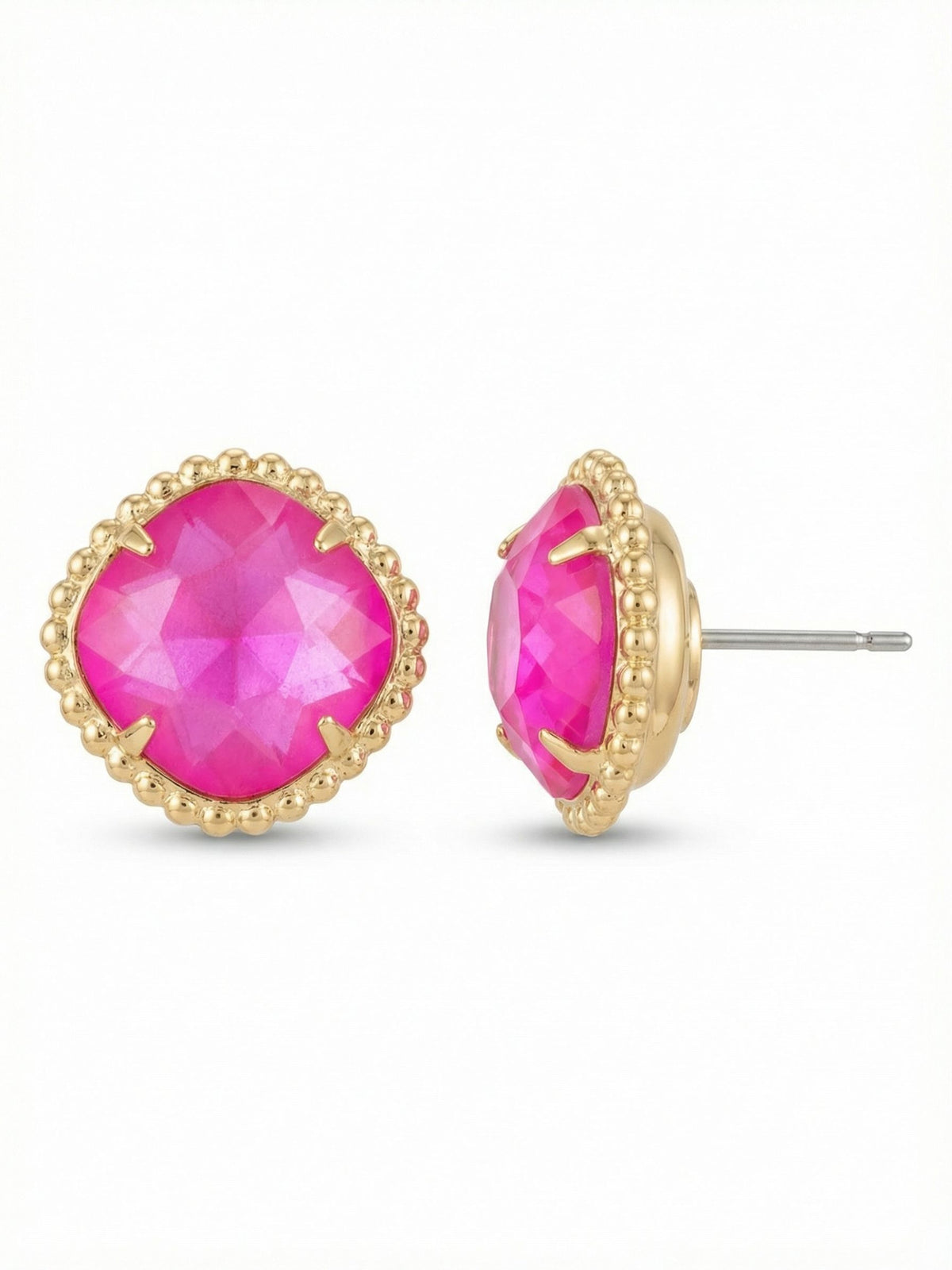 Sorrelli Wild Watermelon Cushion-Cut Solitaire Stud Earrings