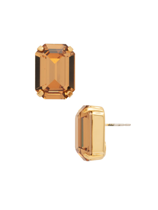 Sorrelli Honey Bourbon Brynn Stud Earrings