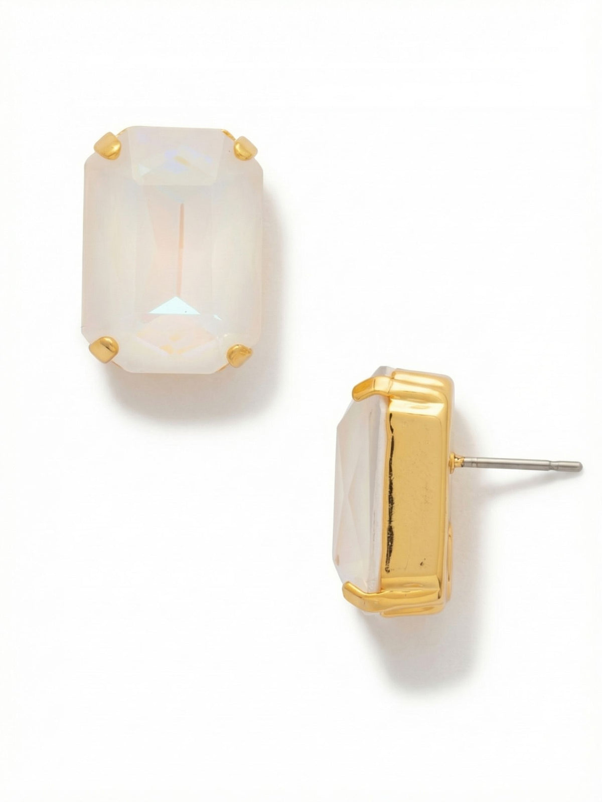 Sorrelli Ultra White Aurora Borealis Brynn Stud Earrings