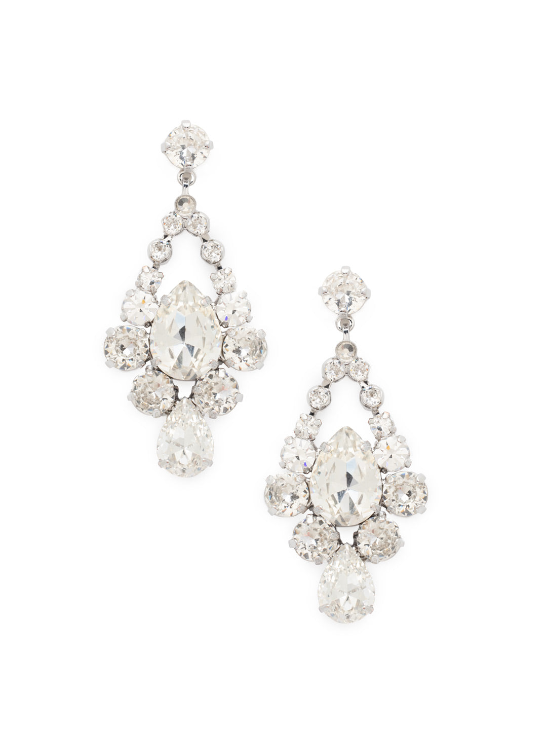 Sorrelli Crystal Open Pear Statement Earring