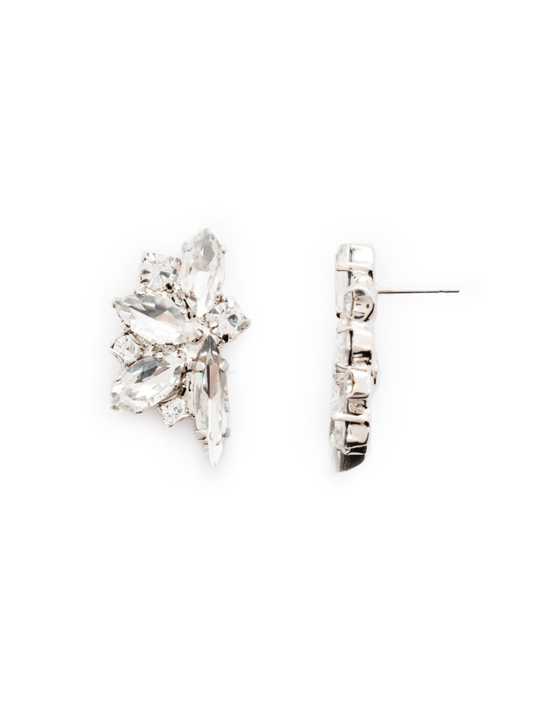 Sorrelli Crystal Fanned Vavette Stud Earrings
