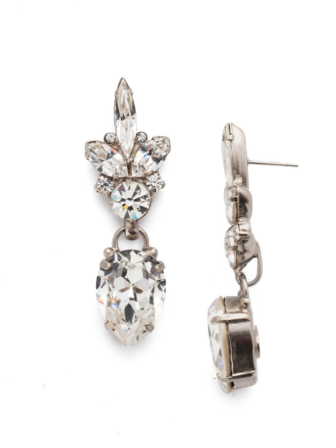 Sorrelli Crystal Crystal Cluster and Pear Drop Earring