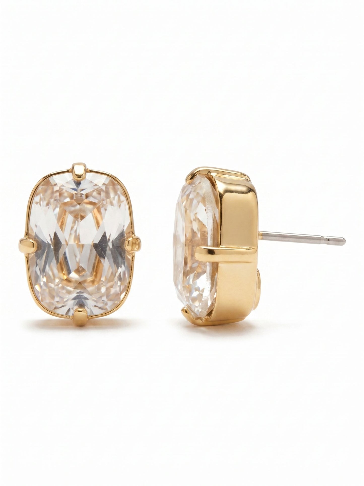 Sorrelli Crystal Nia Oval Stud Earrings