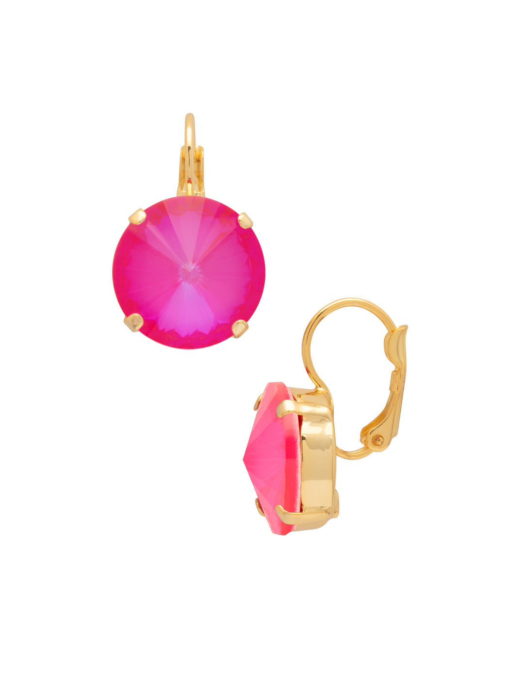 Sorrelli Electric Pink Nadine Dangle Earrings