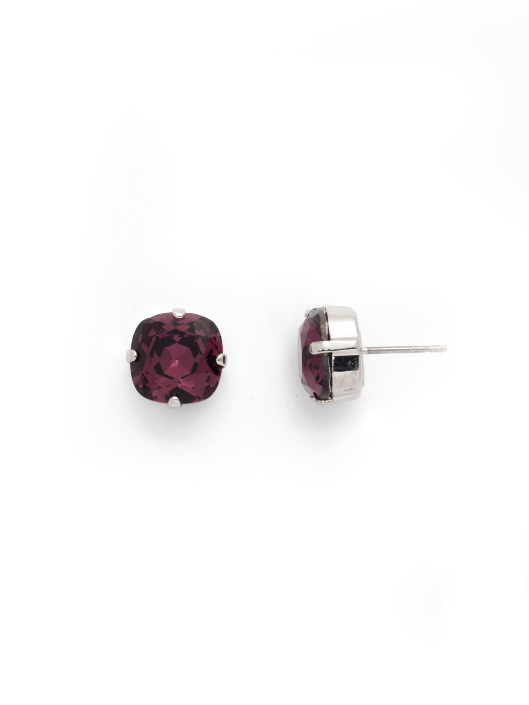 Sorrelli Amethyst Halcyon Stud Earrings