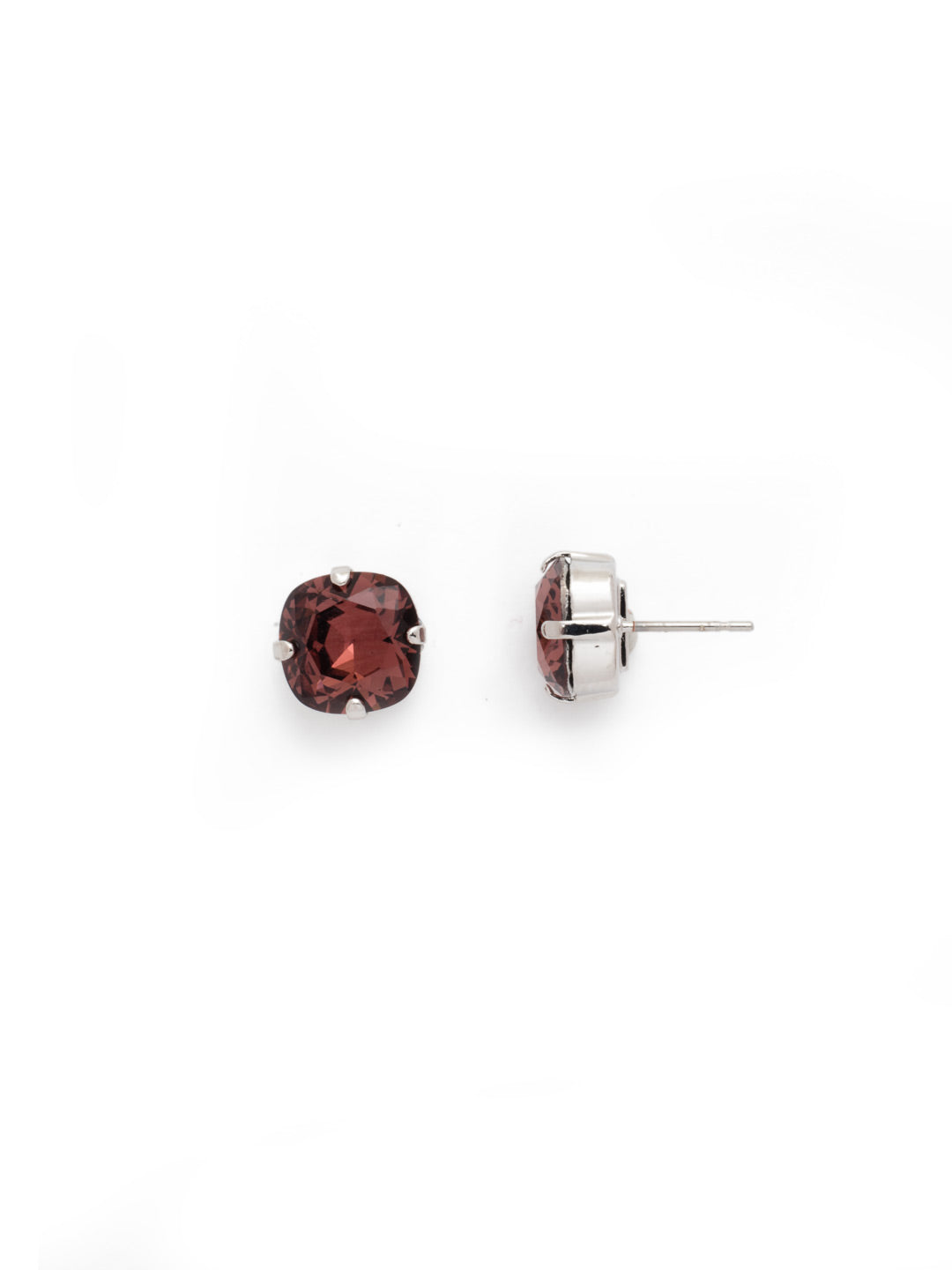 Sorrelli Burgundy Halcyon Stud Earrings