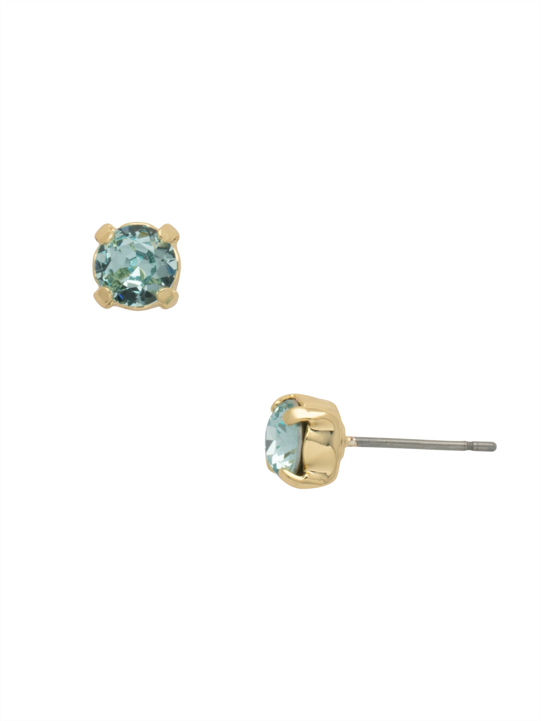 Sorrelli Aquamarine Jayda Stud Earrings