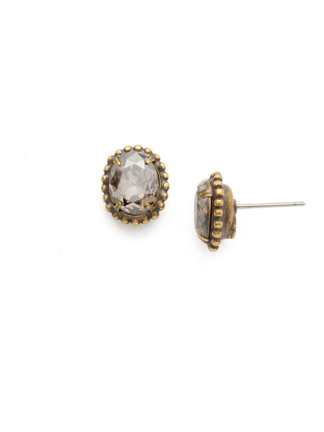 Sorrelli Washed Waterfront Oval-Cut Solitaire Stud Earrings
