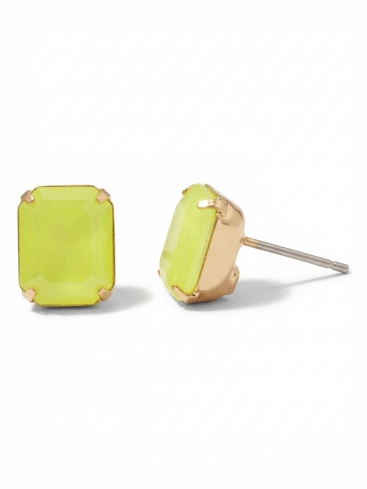 Sorrelli Electric Yellow Octavia Stud Earrings