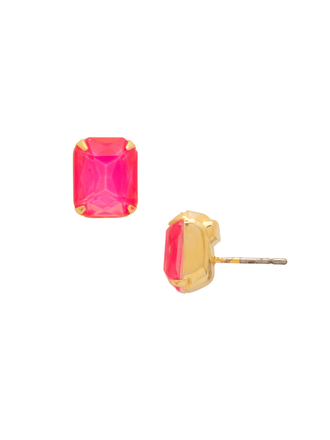 Sorrelli Electric Pink Octavia Stud Earrings
