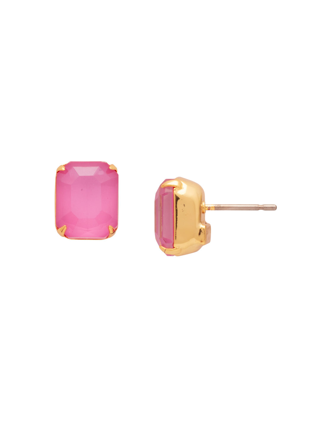 Sorrelli Peony Pink Lacquer Octavia Stud Earrings