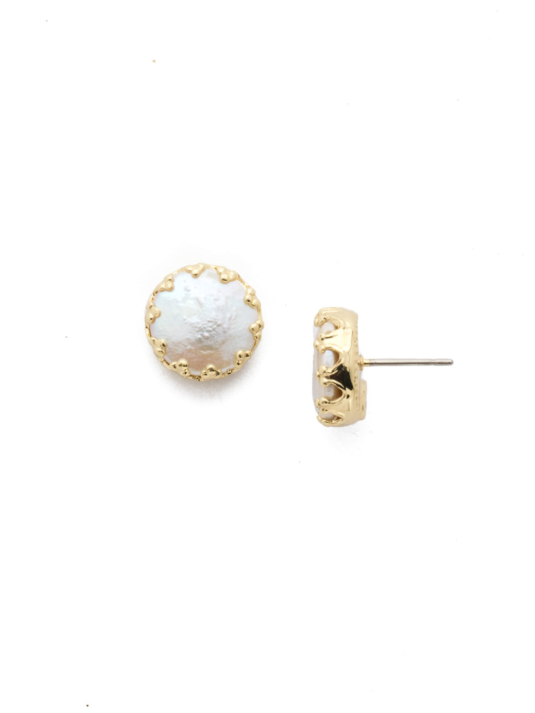 Sorrelli Polished Pearl Isabella Stud Earrings