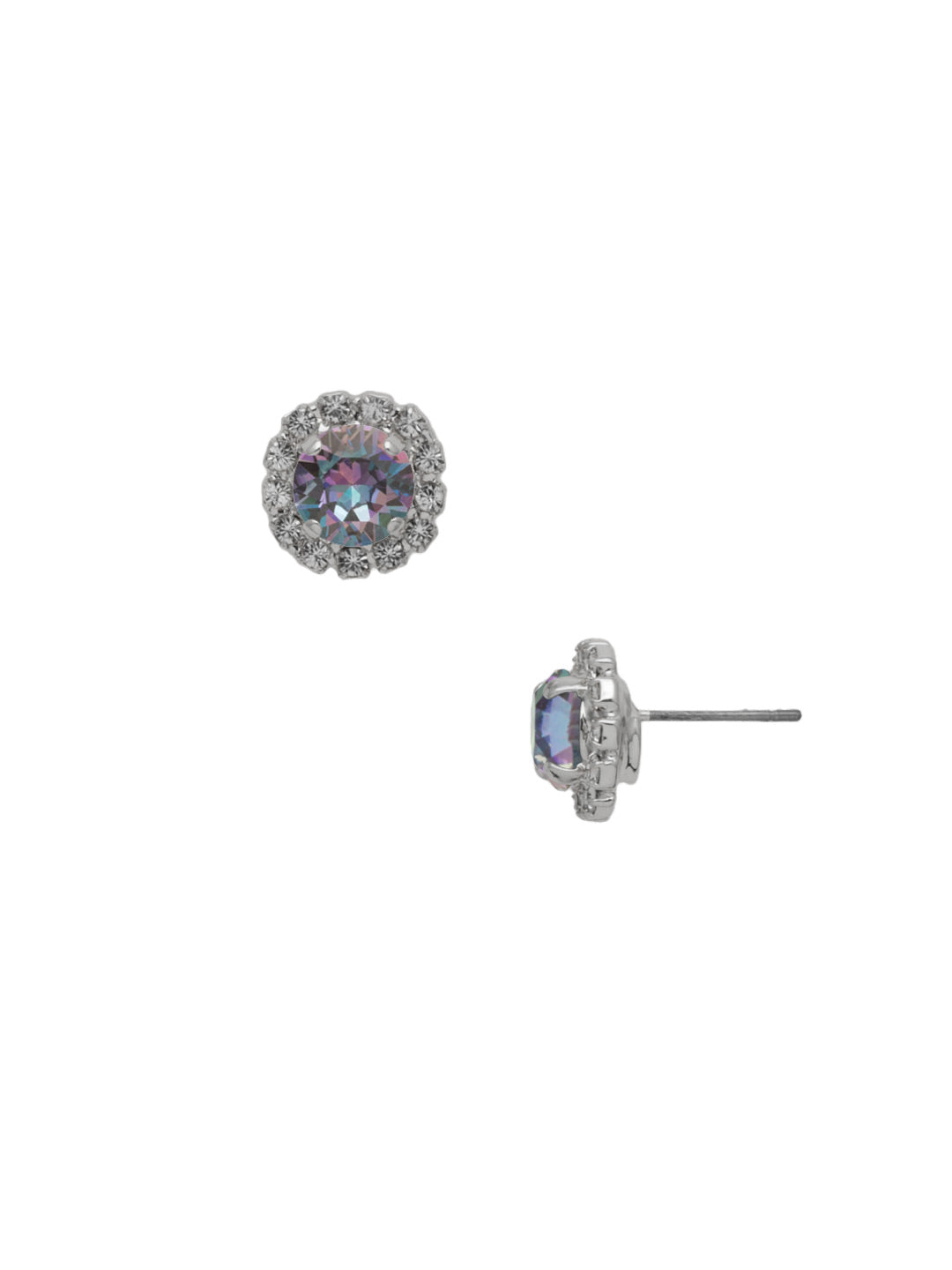 Sorrelli Vitrail Light Haute Halo Stud Earring