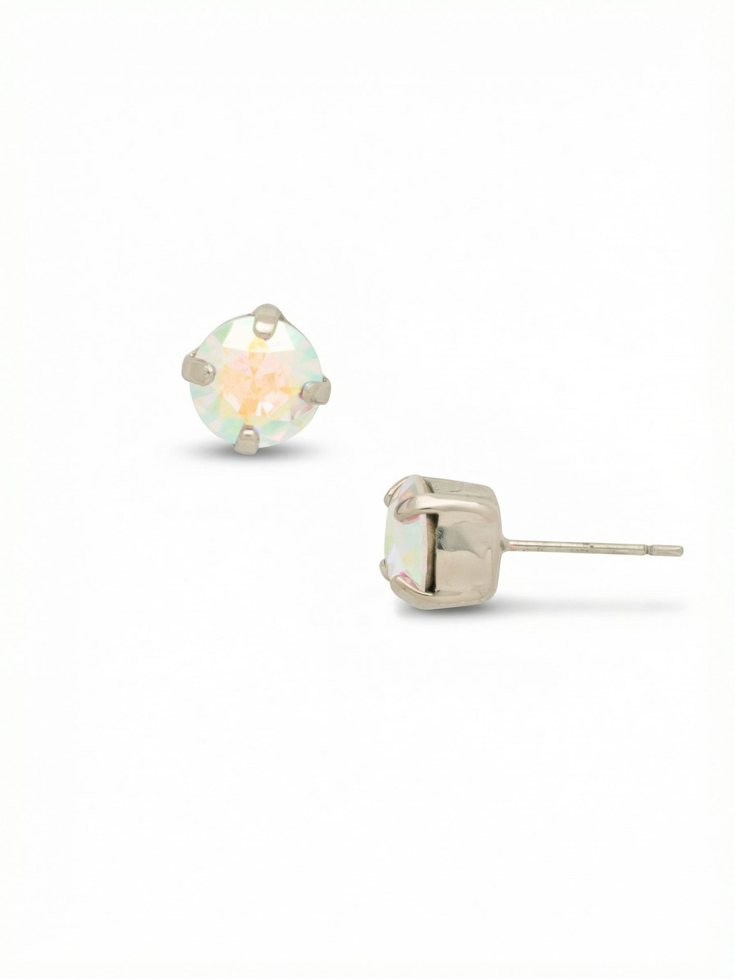 Sorrelli Crystal Aurora Borealis Simple Stud Earrings