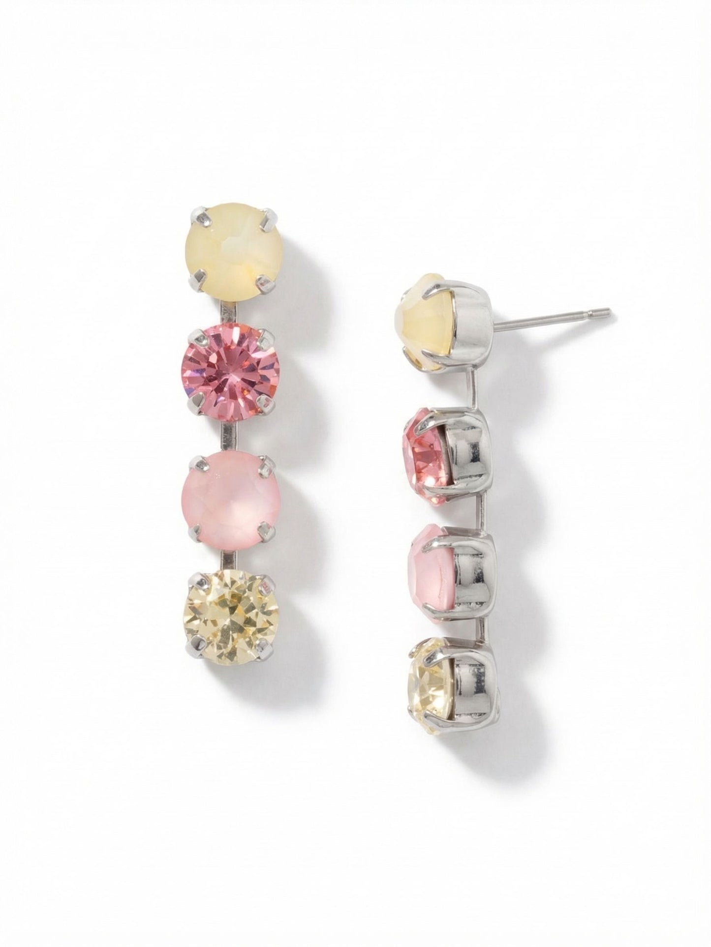 Sorrelli Pink Pineapple Matilda Dangle Earrings