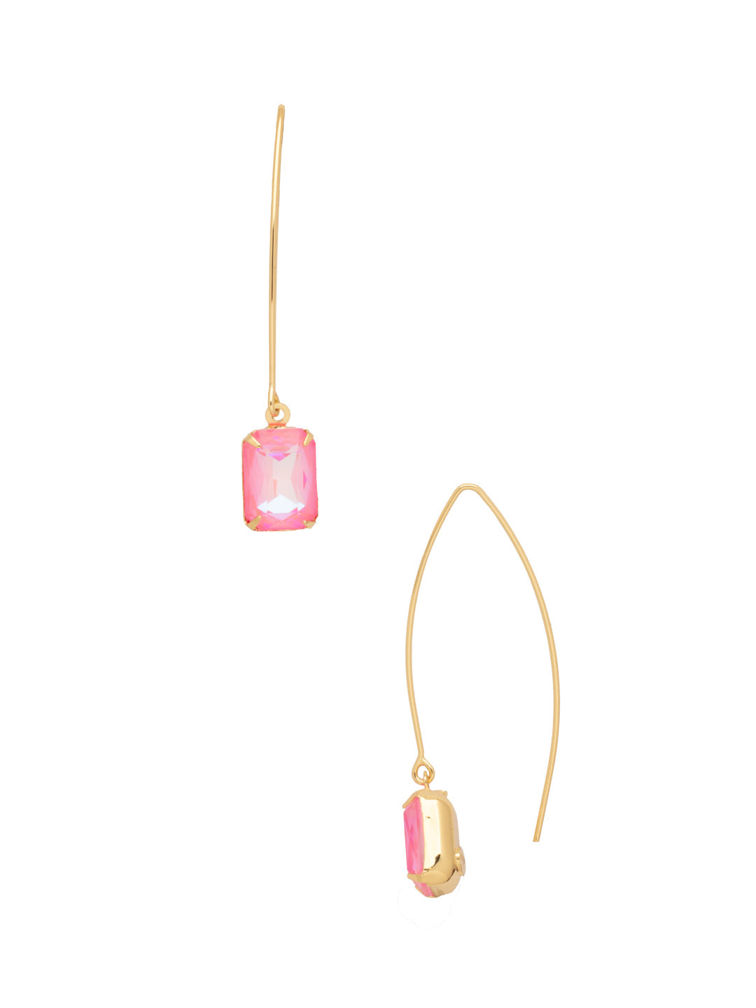 Sorrelli Light Rose Delite Bobbi Threader Dangle Earrings