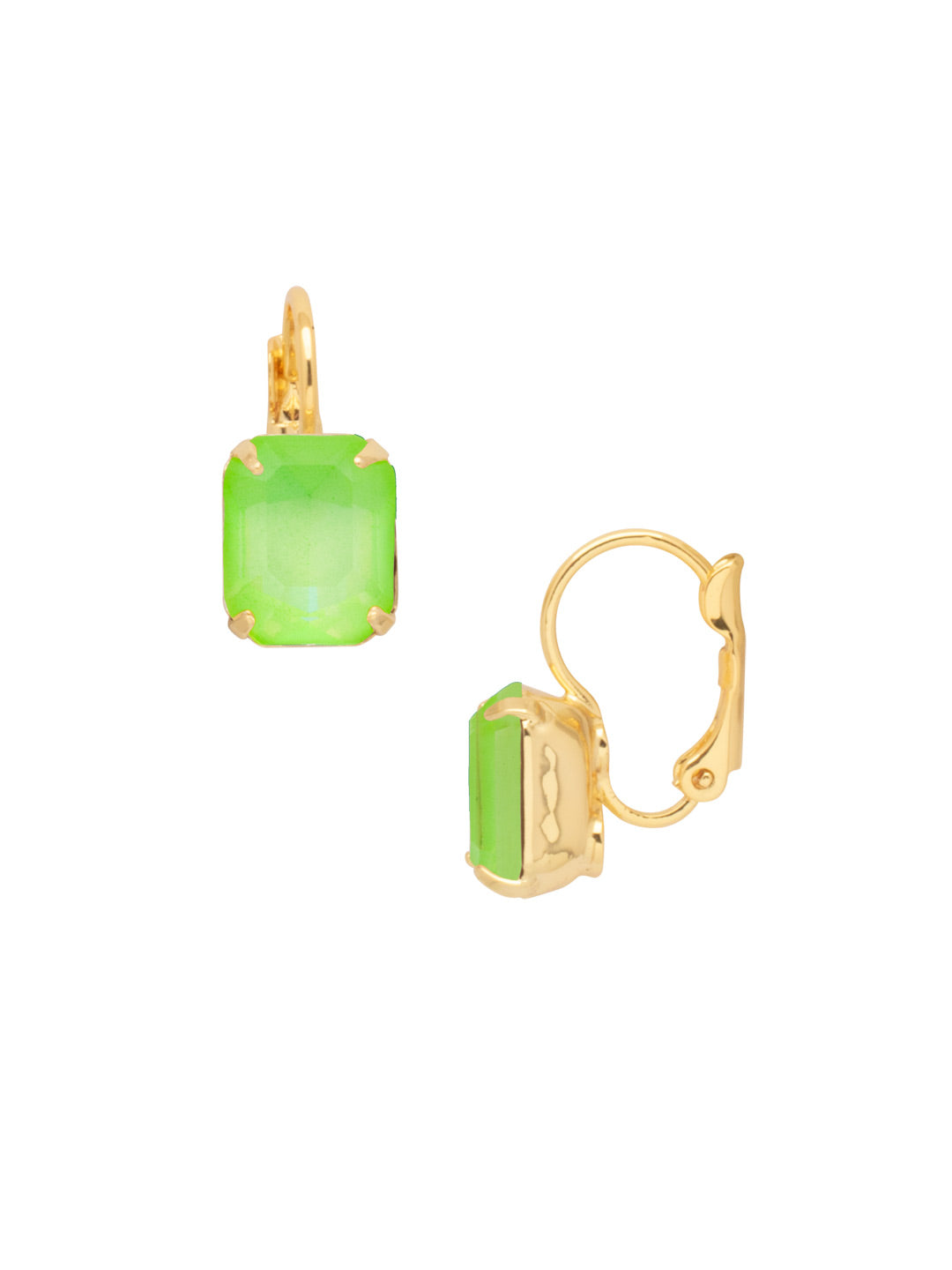 Sorrelli Electric Green Octavia Dangle Earrings