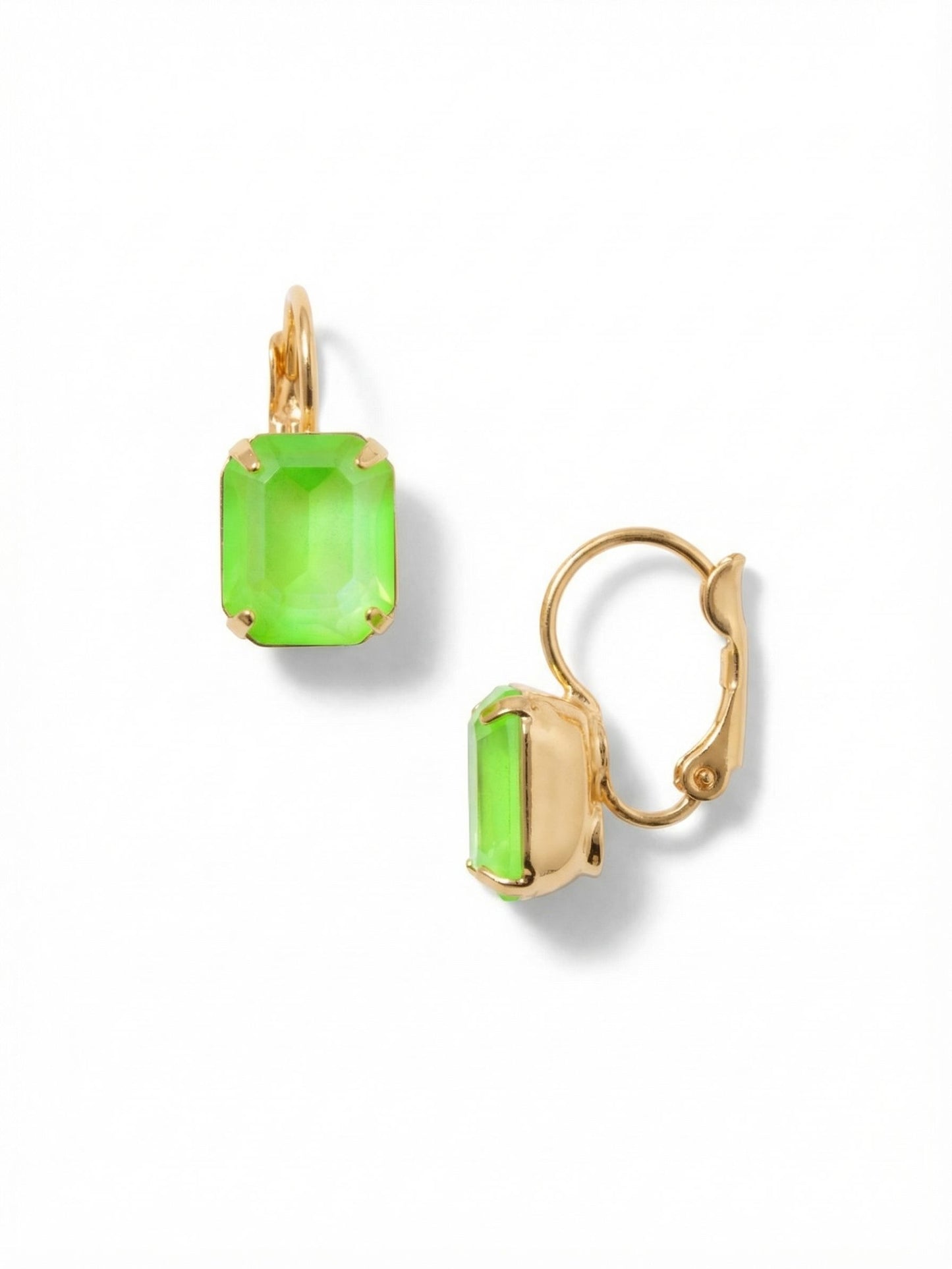 Sorrelli Electric Green Octavia Dangle Earrings