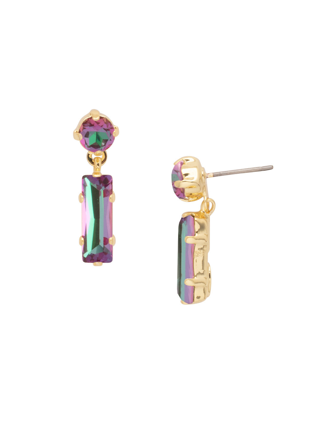 Sorrelli Heliotrope Bindi Studded Dangle Earrings