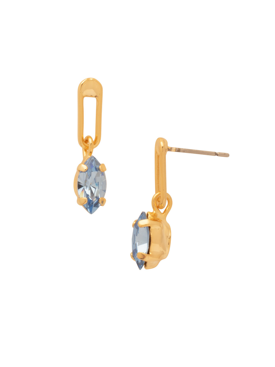 Sorrelli Light Sapphire Clarissa Chain Link Dangle Earrings