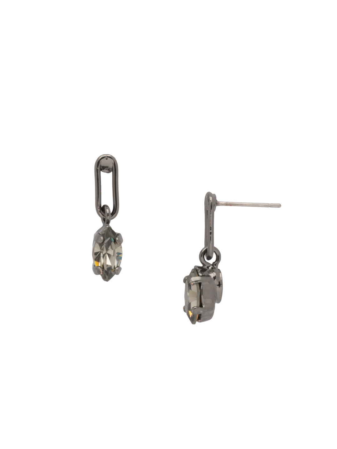 Sorrelli Black Diamond Clarissa Chain Link Dangle Earrings