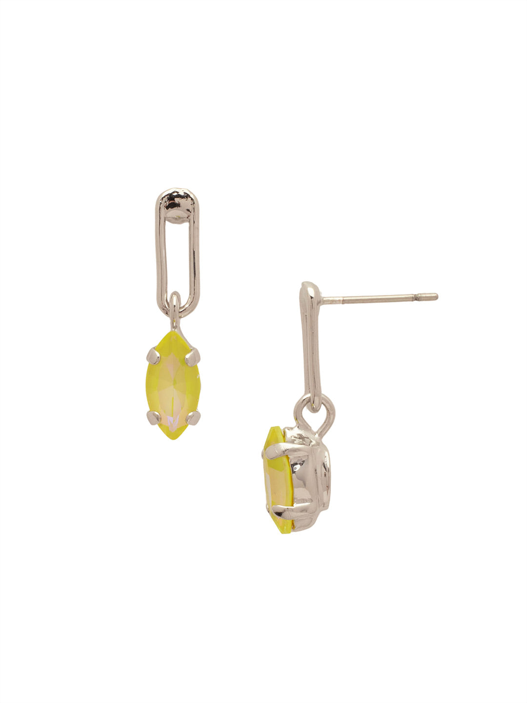 Sorrelli Light Topaz Delite Clarissa Chain Link Dangle Earrings