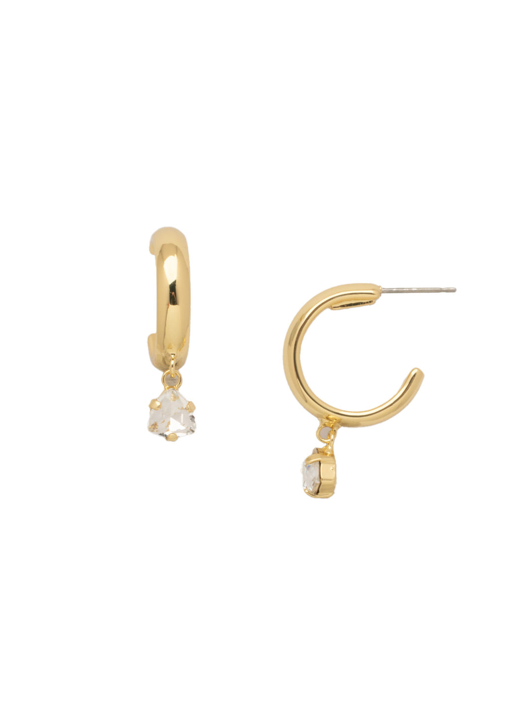 Sorrelli Crystal Sedge Huggie Hoop Earrings