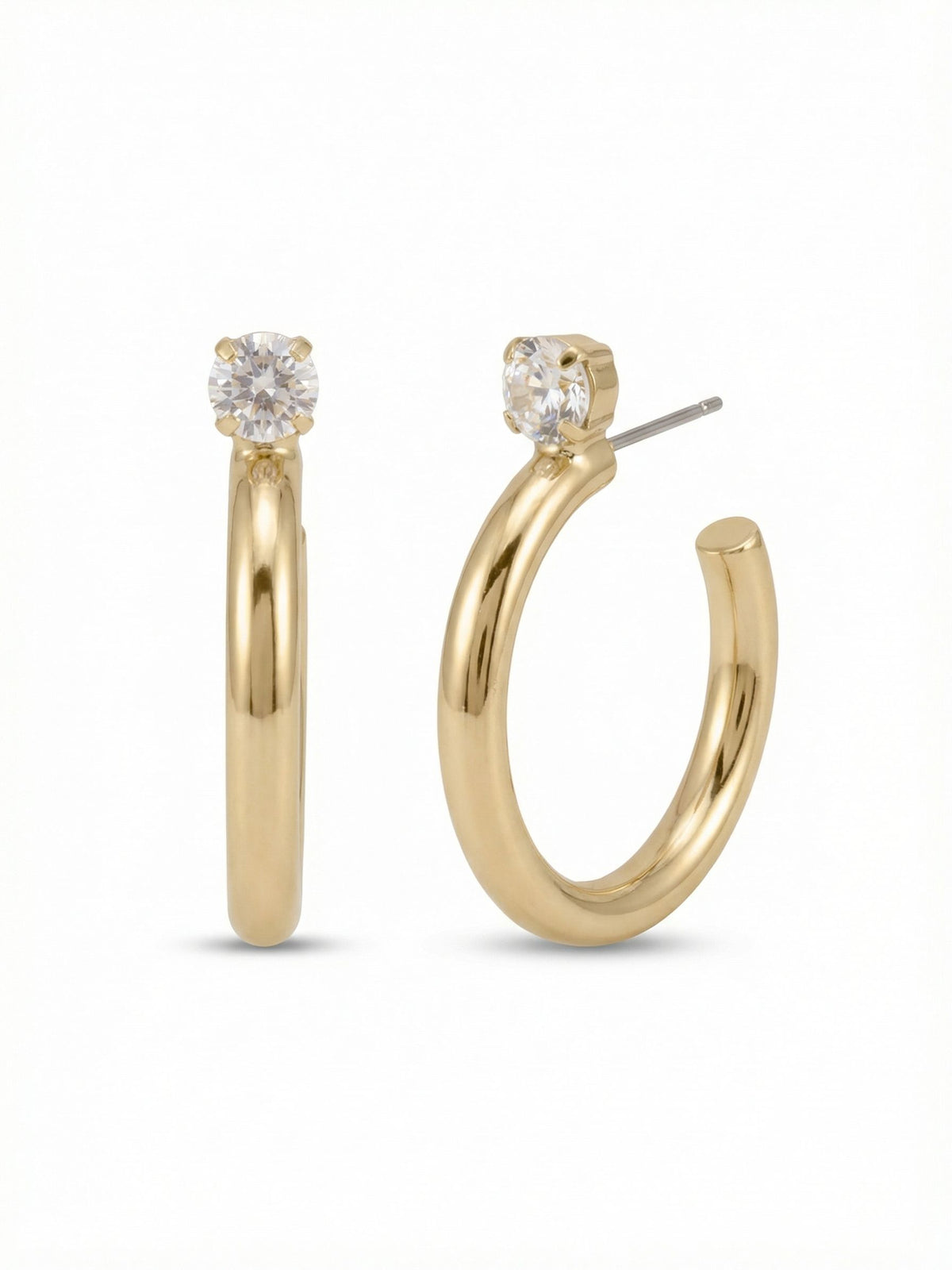 Sorrelli Crystal Keeley Studded Hoop Earrings