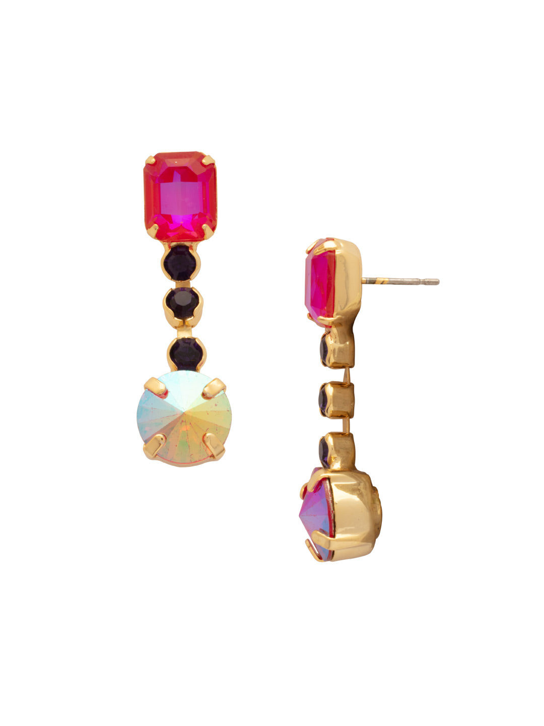Sorrelli Red Velvet Bevy Dangle Earrings
