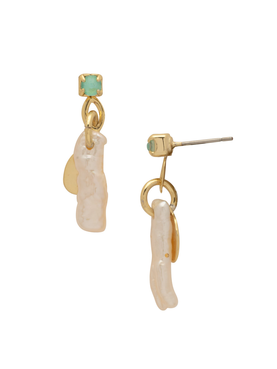 Sorrelli Mango Mint Nori Dangle Earrings