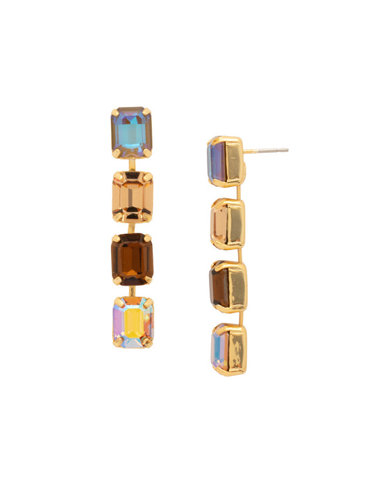 Sorrelli Honey Bourbon Octavia Repeating Dangle Earrings