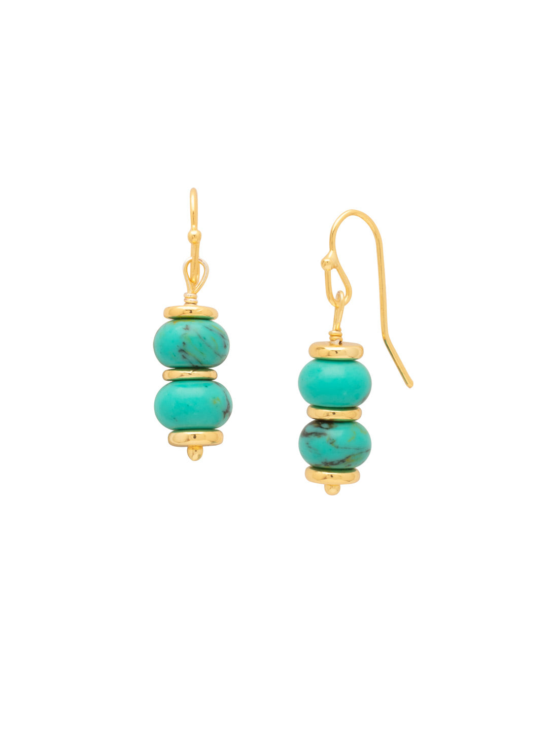 Sorrelli Turquoise Capri Beaded Dangle Earrings