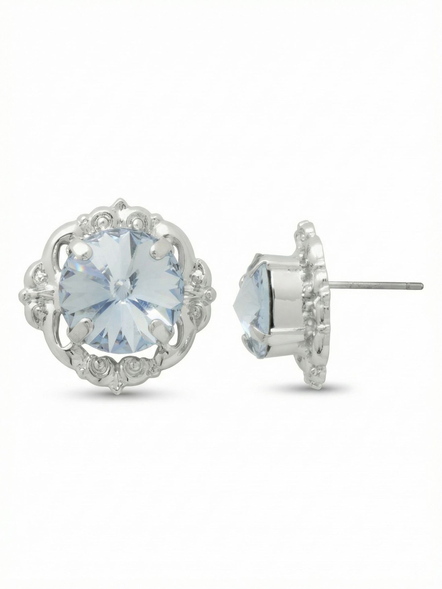 Sorrelli Light Sapphire Lori Stud Earrings