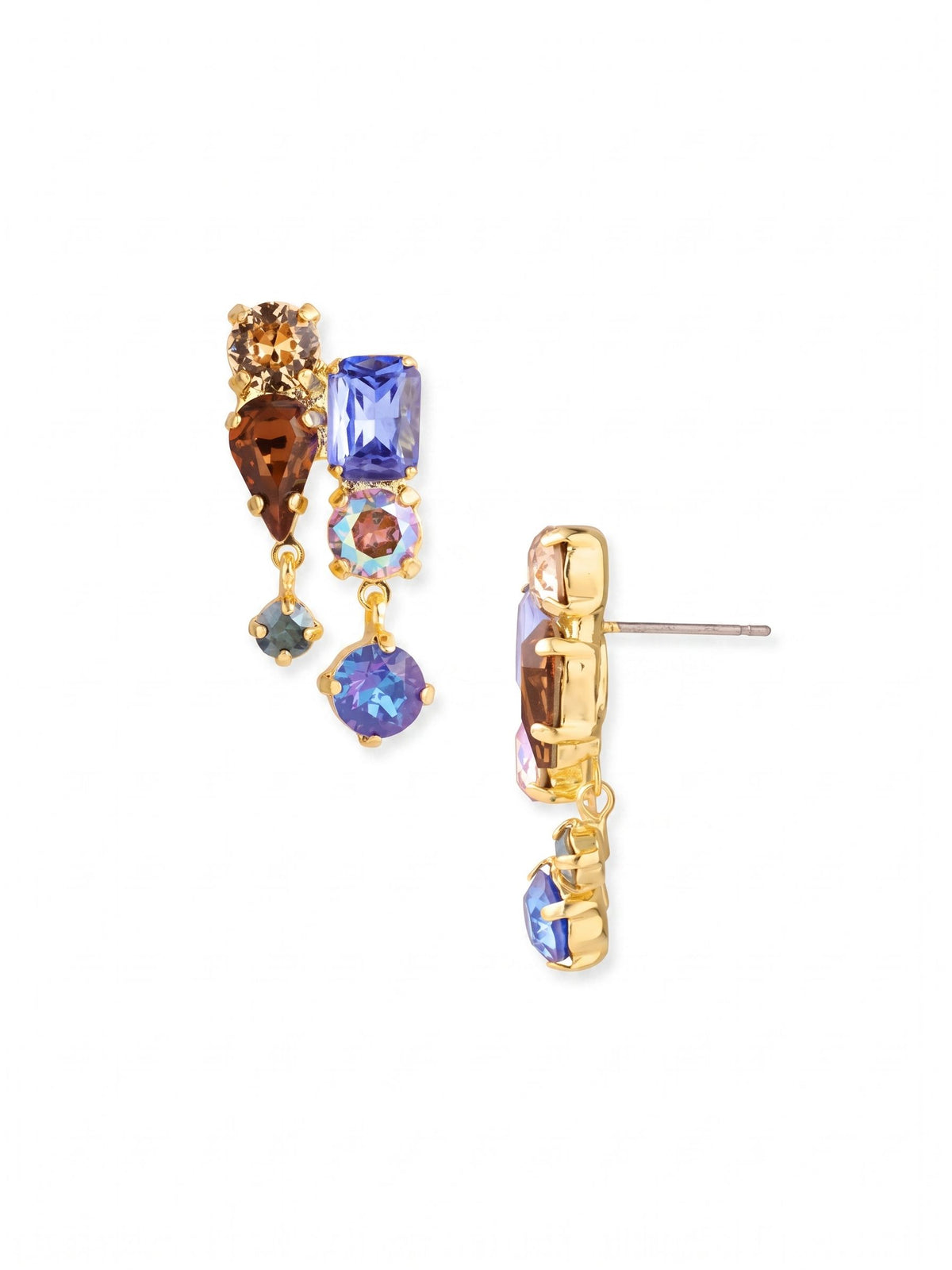 Sorrelli Denim Moon Moxie Dangle Earrings
