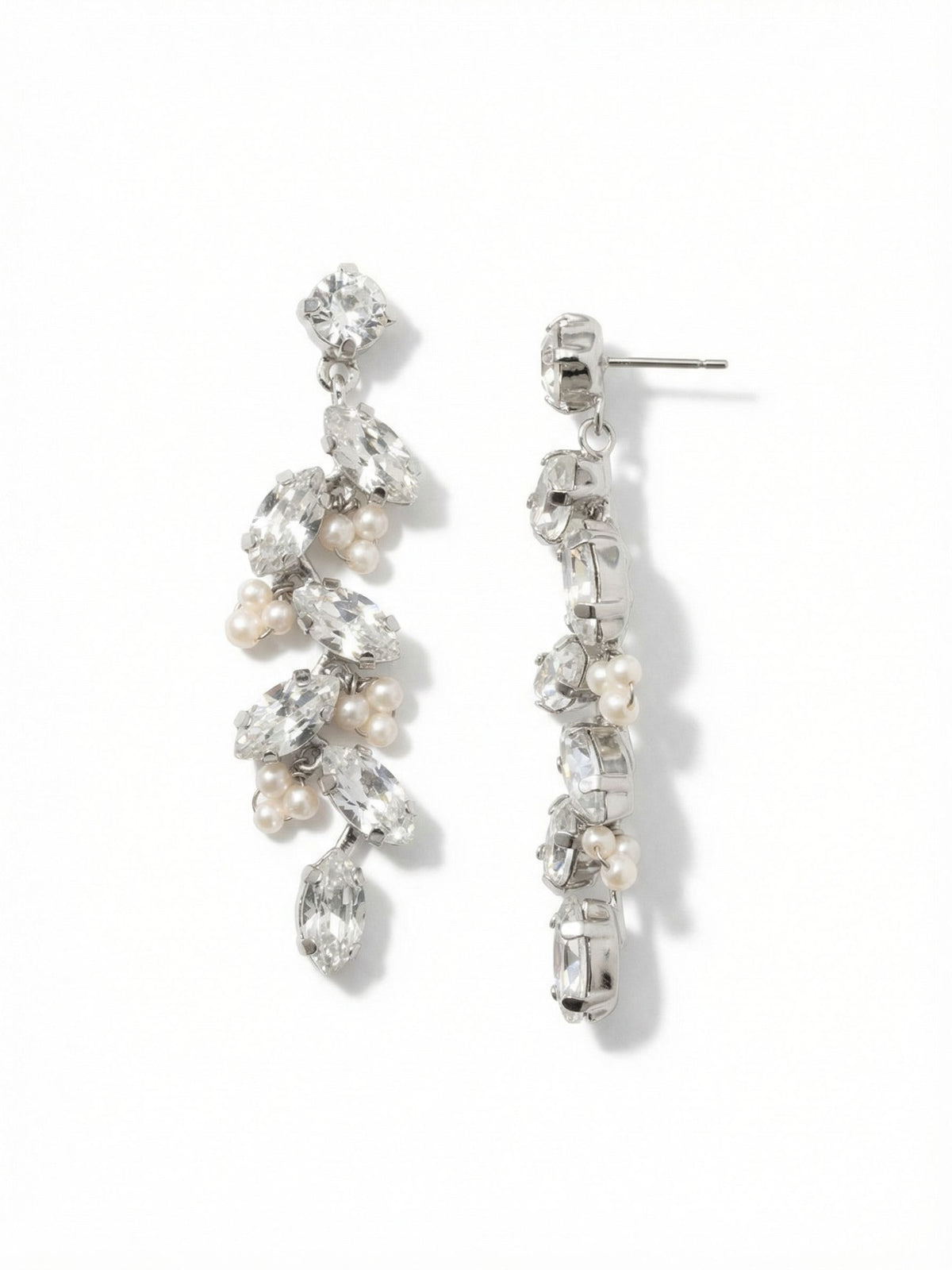 Sorrelli Modern Pearl Hyacinth Statement Earrings