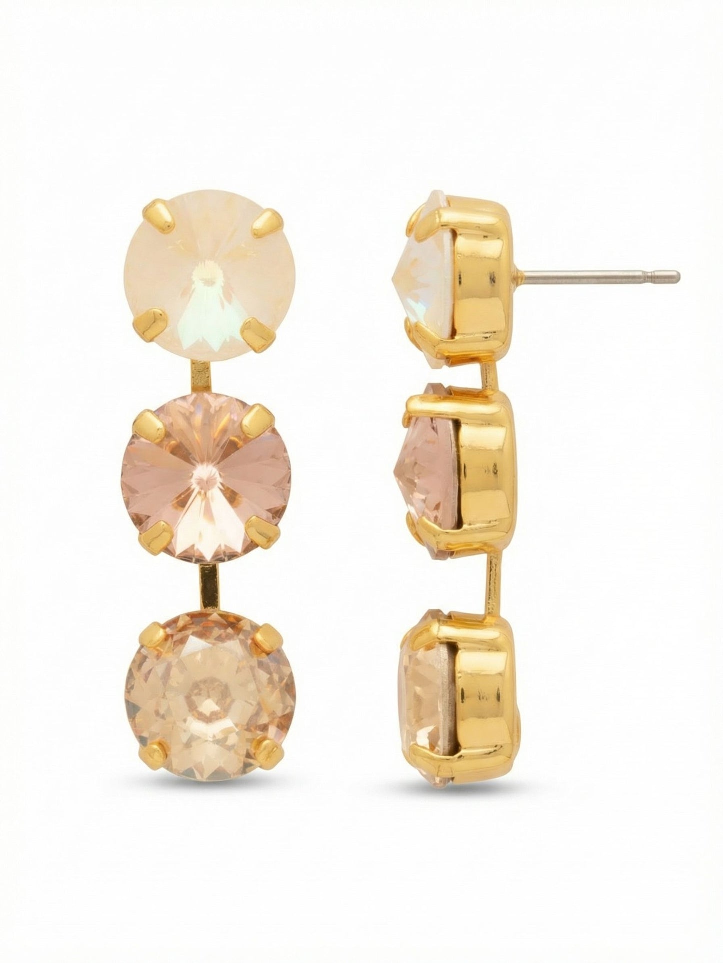 Sorrelli Golden Goddess Mara Triple Dangle Earrings
