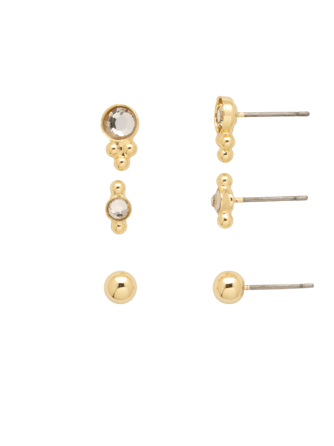 Sorrelli Crystal Trifecta Earring Gift Set