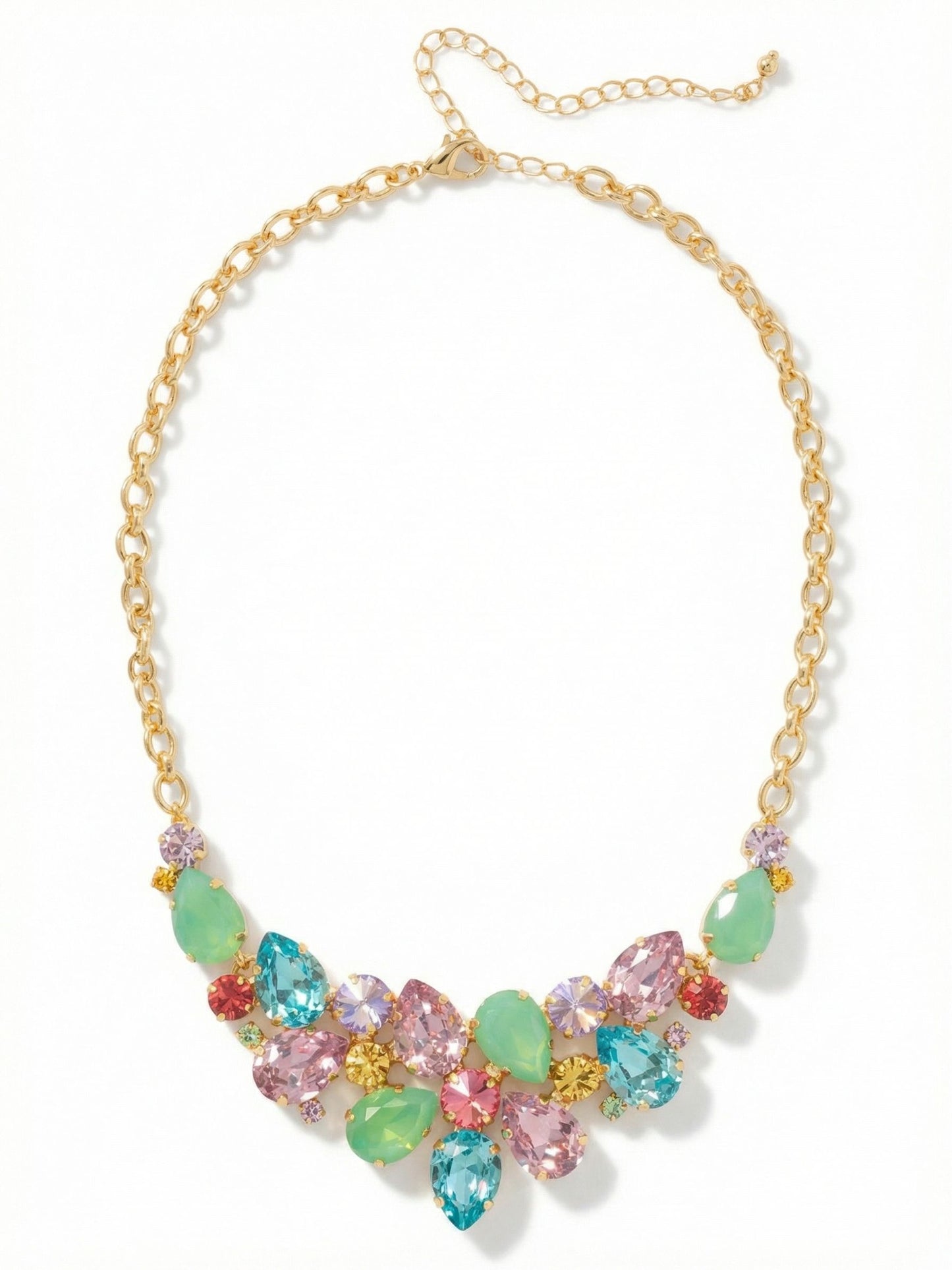 Sorrelli Candy Pop Dare To Pear Crystal Statement Necklace