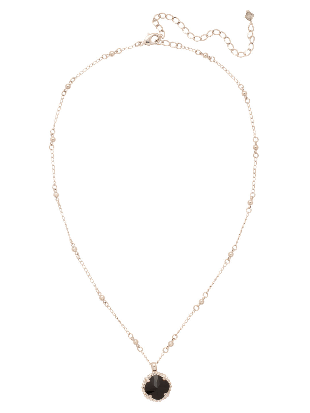 Sorrelli Evening Moon Cushion-Cut Pendant Necklace