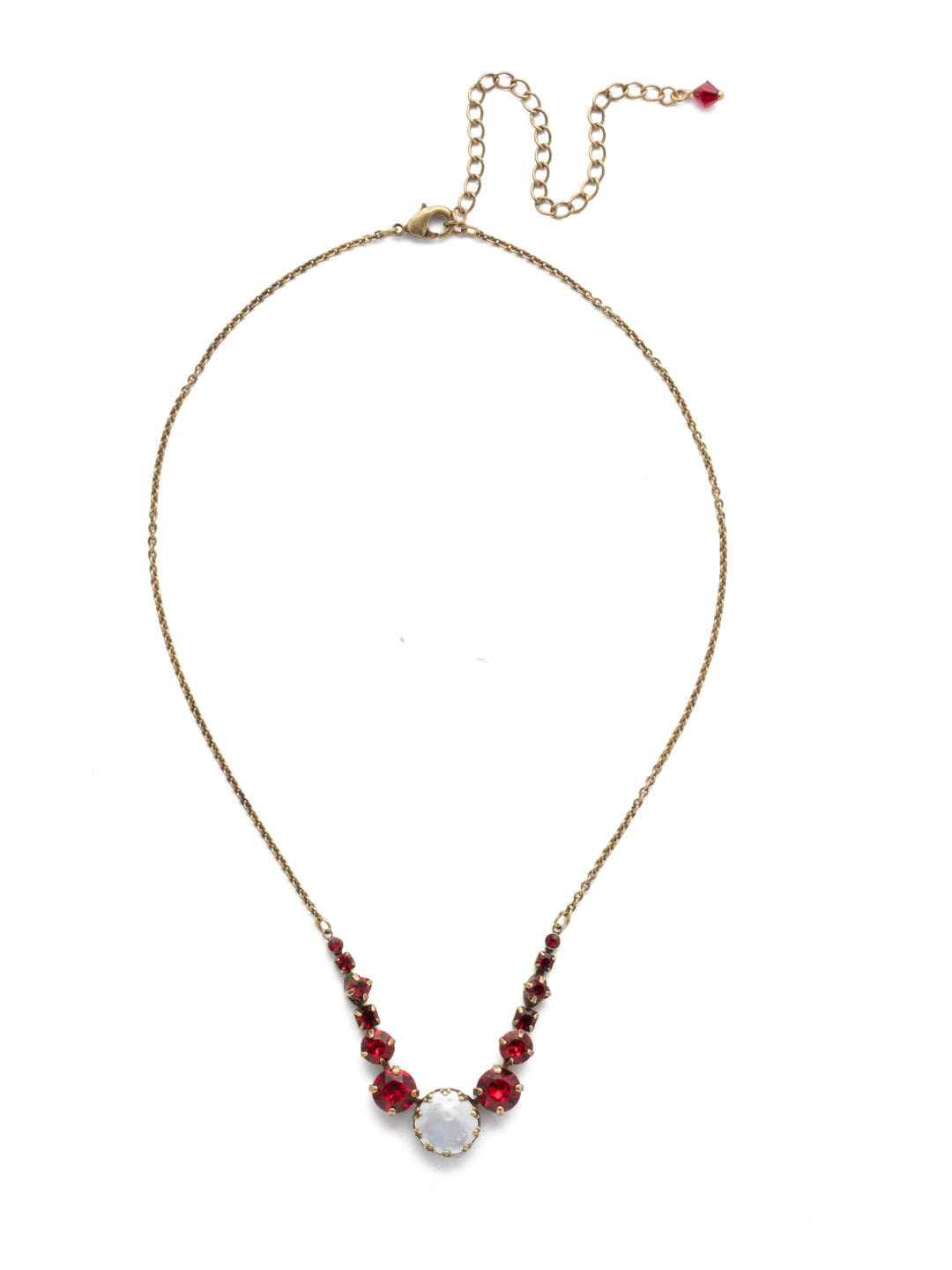 Sorrelli Sansa Red Meera Tennis Necklace