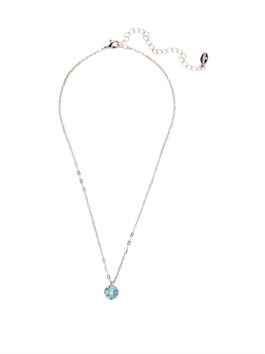 Sorrelli Aquamarine Siren Pendant Necklace
