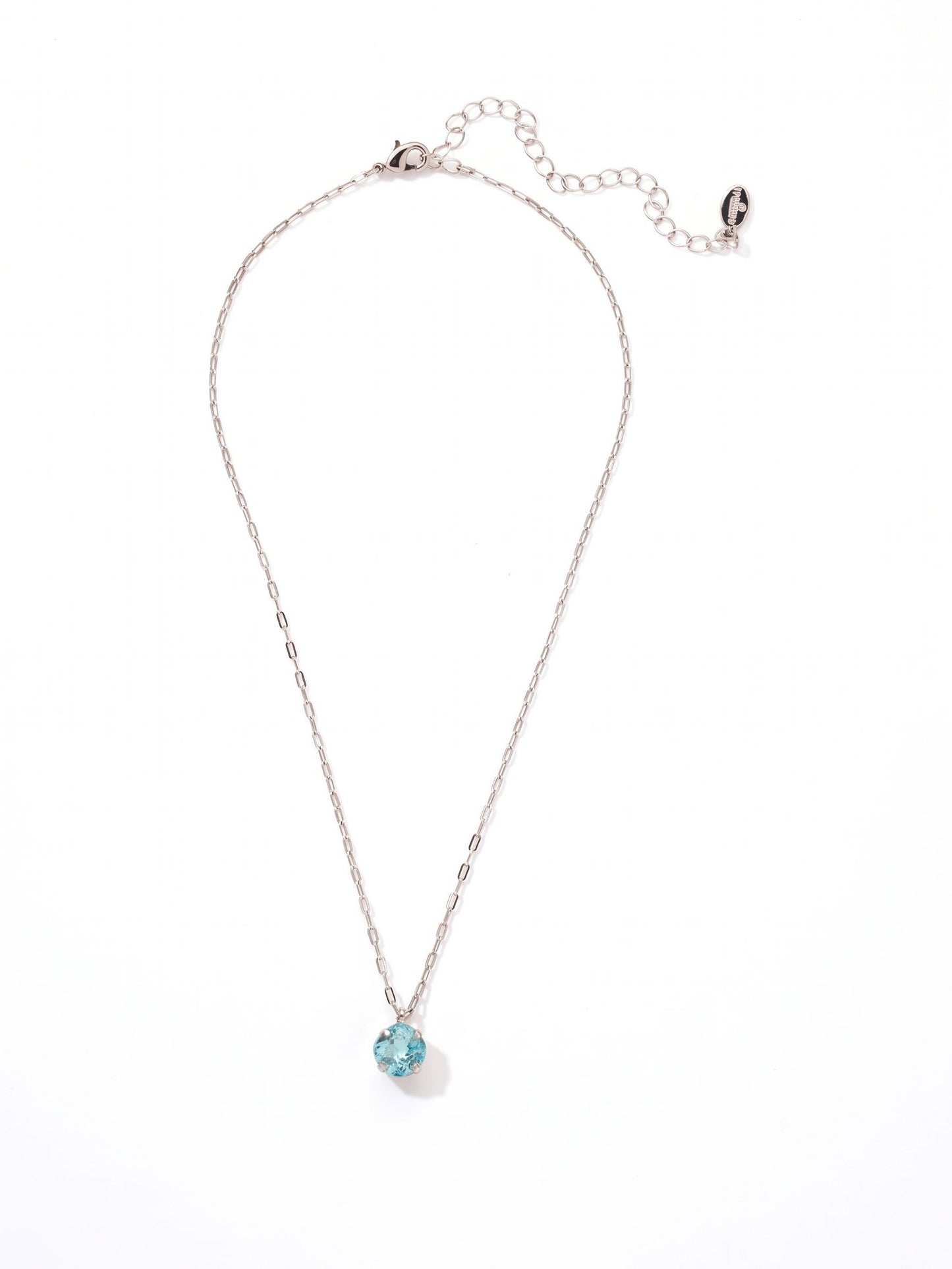 Sorrelli Aquamarine Siren Pendant Necklace