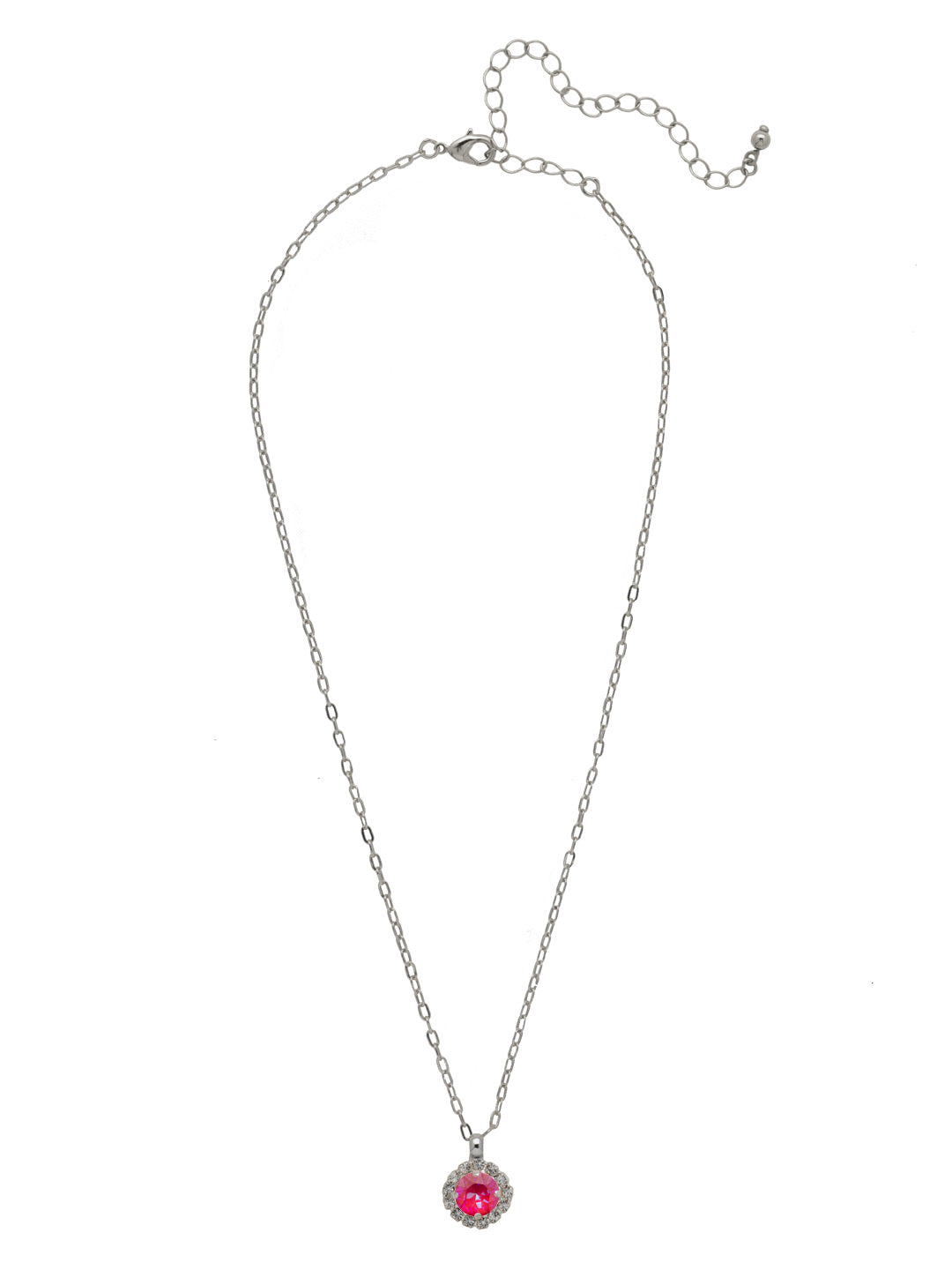 Sorrelli Royal Red Delite Haute Halo Pendant Necklace