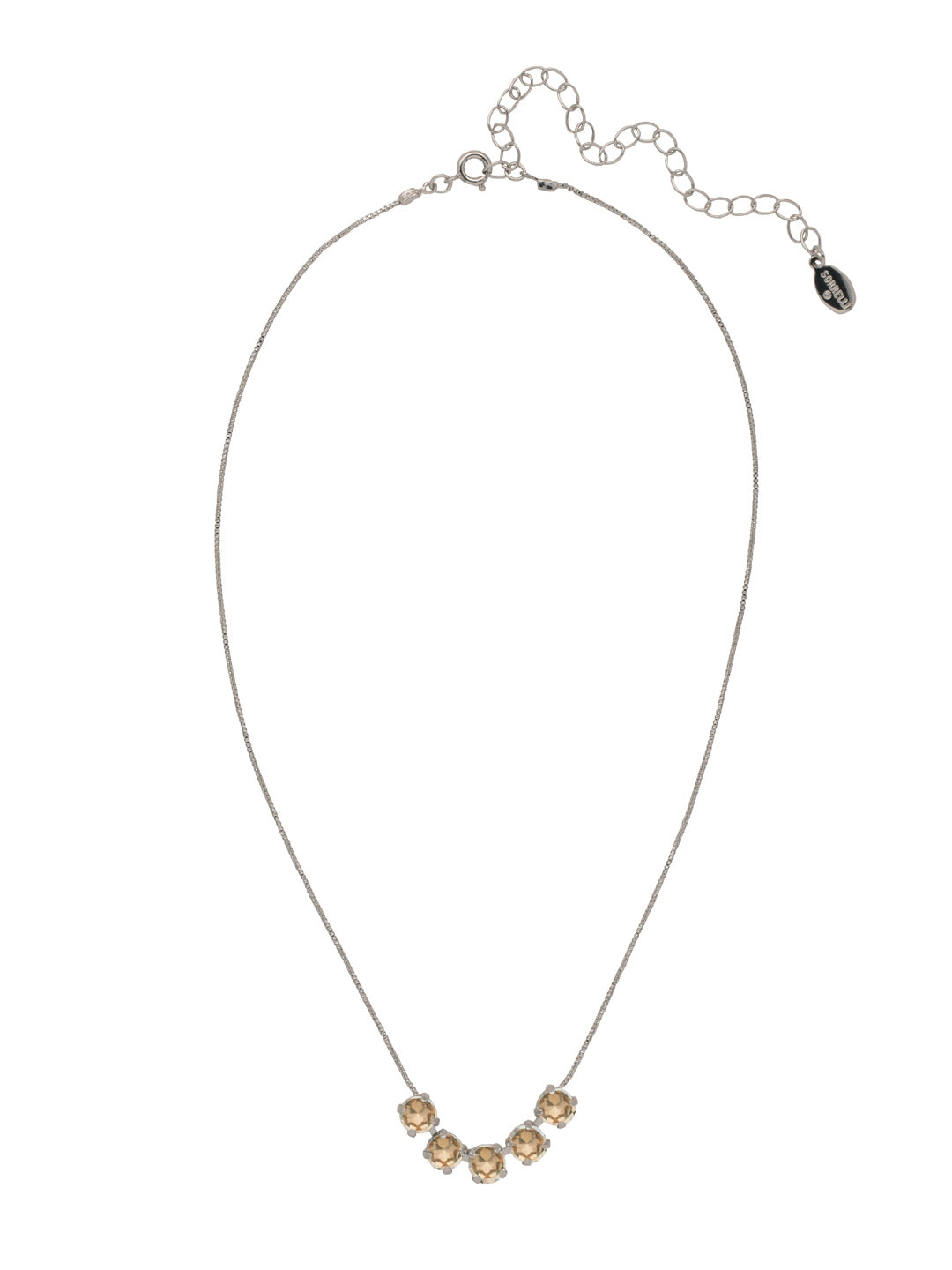 Sorrelli Dark Champagne Shaughna Tennis Necklace