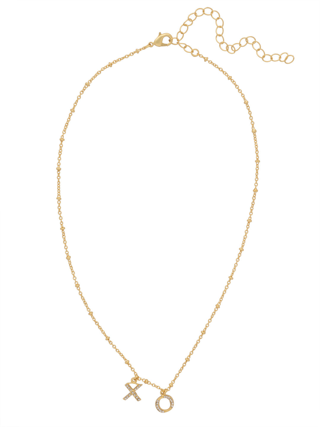 Sorrelli Crystal XO Pendant Necklace