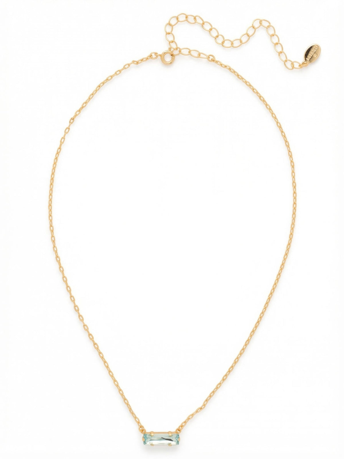 Sorrelli Aquamarine Bindi Pendant Necklace