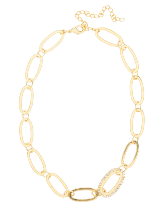 Sorrelli Crystal Tori Metal Tennis Necklace